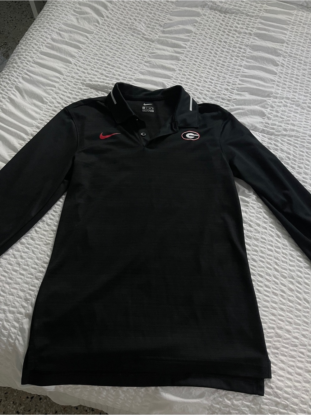 Nike Black Polo with Red Accent